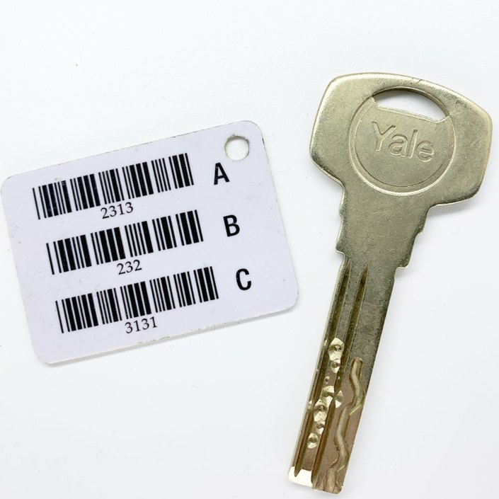 Replacement Yale Superior Keys A, B, C from Keys replacement key