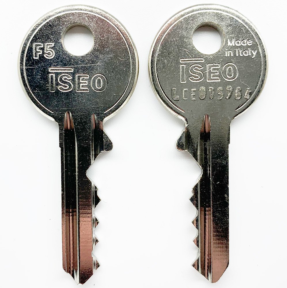 ISEO Replacement Spare Key for LCE Series Profile Locks Cut to Code *free P&P* 